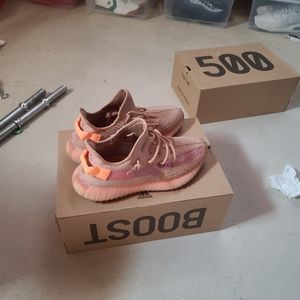 A used but mint condition adidas yeezy 350 boost